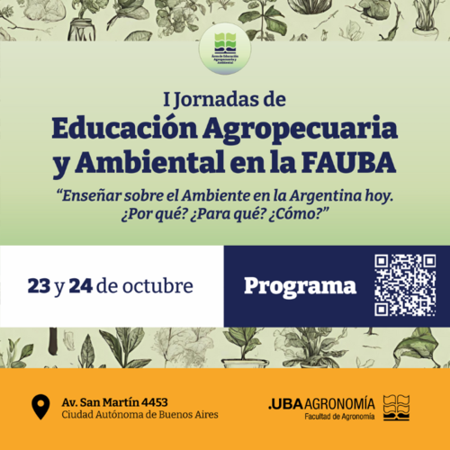 1ª Jornadas de Educación Agropecuaria y Ambiental