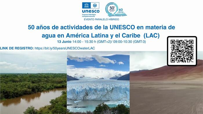 50 años de actividades de la UNESCO relacionadas con el agua en LAC