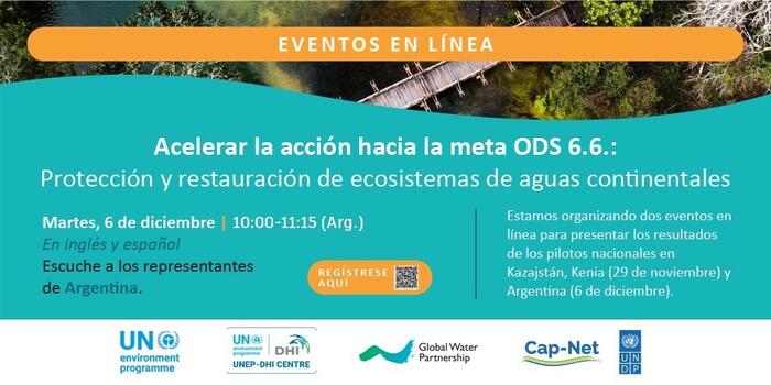 Acelerar la acción hacia la meta ODS 6.6 Protección y restauración de ecosistemas de aguas continentales