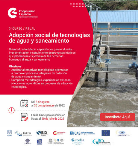 Adopción social de tecnologías de agua y saneamiento (ASTAS) - INSCRIPCION HASTA 24/7
