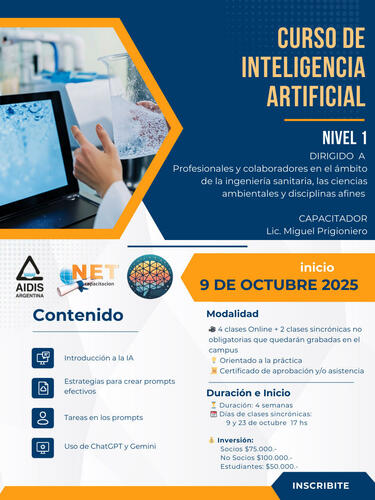 AIDIS - Capacitación en Inteligencia Artificial. Nivel 1 