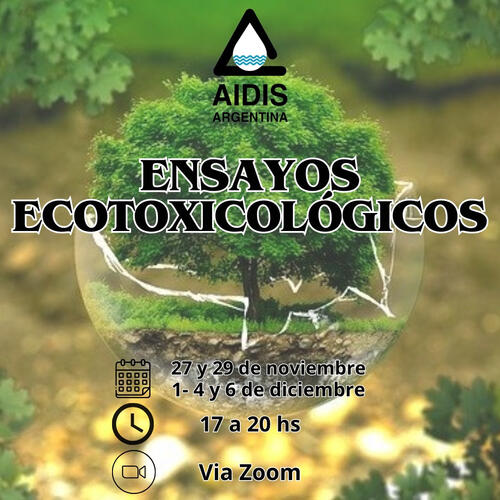 AIDIS - CURSO SOBRE ENSAYOS ECOTOXICOLÓGICOS