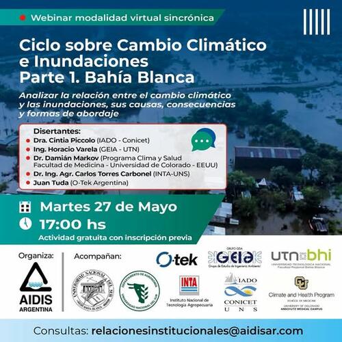 CICLO AIDIS CAMBIO CLIMÁTICO E INUNDACIONES