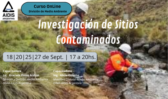 Curso de capacitación para la “Investigación de Sitios Contaminados"