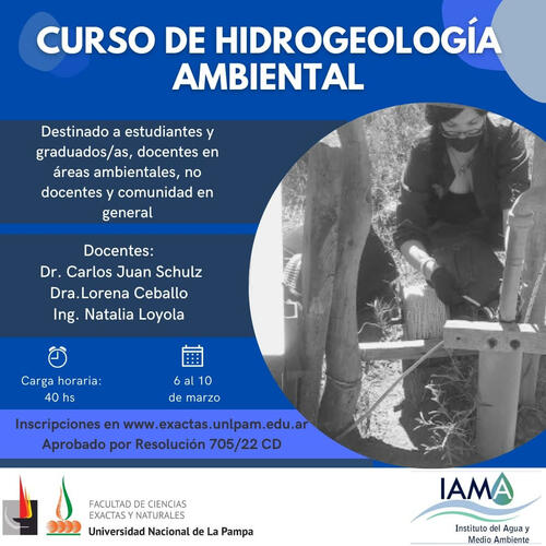 Curso de Hidrogeología Ambiental