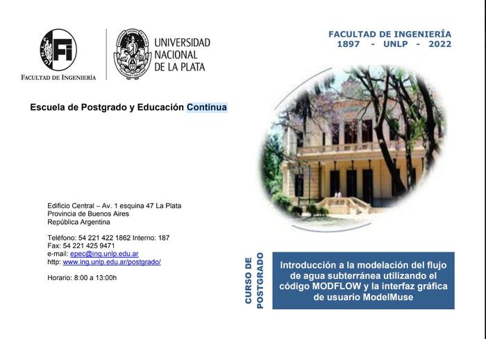 Curso de postgrado dictado por el Dr. Eduardo Cassiraga de la Universidad Politécnica de Valencia