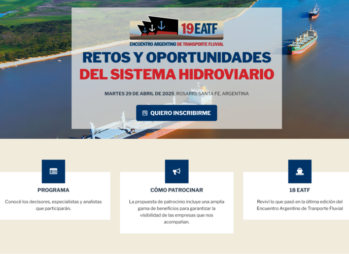 El Encuentro Argentino de Transporte Fluvial 2025 redobla su apuesta: integración, ambiente y desarrollo