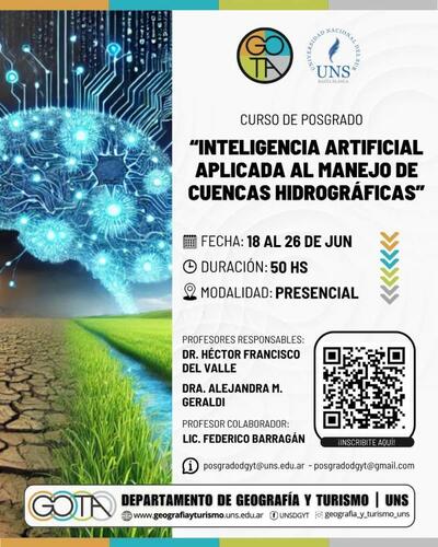 Inteligencia Artificial Aplicada al Manejo de Cuencas Hidrográficas