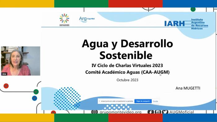 IV Ciclo de Charlas Virtuales 2023 del Comité Académico Aguas (CAA-AUGM)