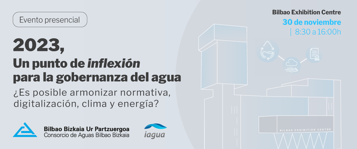 [Jornada en Bilbao, 30/11]: 2023, Un punto de inflexión para la gobernanza del agua