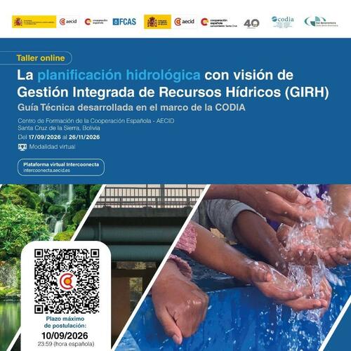 Taller online “La Planificación Hidrológica con visión de GIRH - Guía Técnica desarrollada en el marco de la CODIA”