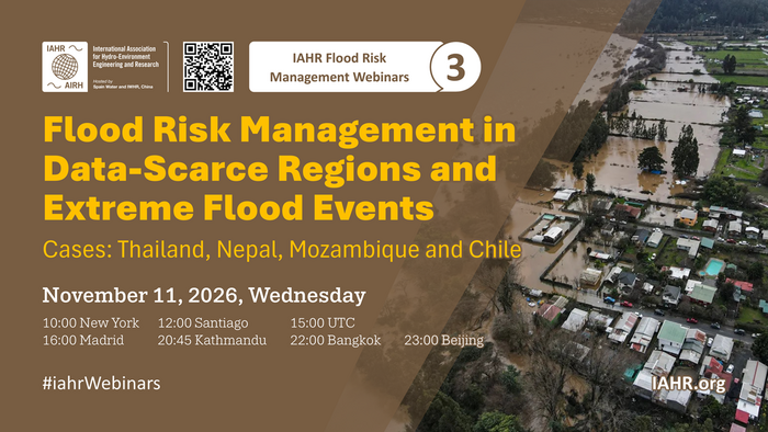 Tercer seminario web sobre gestión del riesgo de inundaciones 