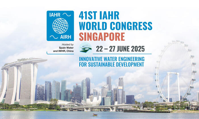 The 41st edition of the IAHR World Congress will take place in Singapore 22-27 June 2025! 