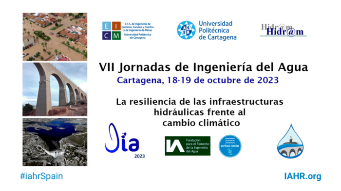 VII Jornadas de Ingeniería del Agua. Ampliación de plazo para envío de resúmenes hasta el 14 de abril