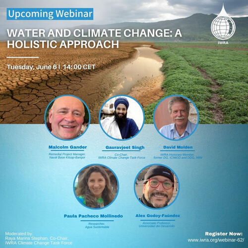 Water and Climate Change: A Holistic Approach - June 6th, 2023 - 14:00 (CET)