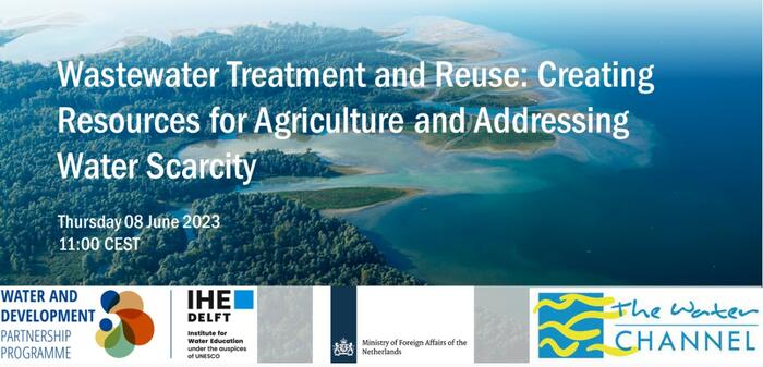 Webinar Invitation: Waste Water Treatment and Reuse for Agriculture and Water Availability