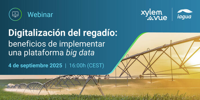 Webinar Xylem Vue 04/09: Digitalización del regadío con big data