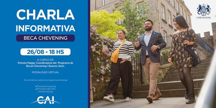 Charla informativa | Becas Chevening - Centro Argentino de Ingenieros CAI