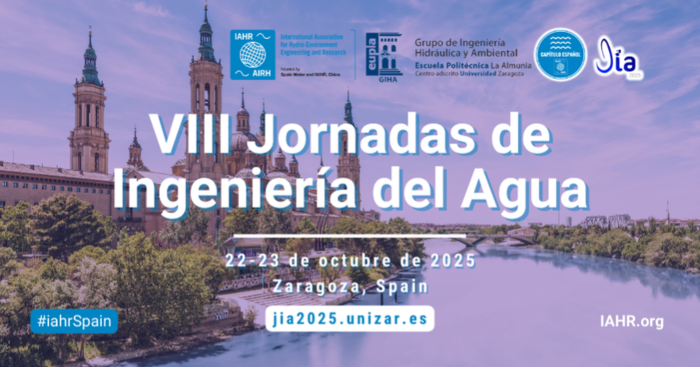 JIA 2025: Fin plazo inscripción temprana con importe reducido para las Jornadas de Ingeniería del Agua, Zaragoza, 22-23 de octubre de 2025 Recibidos