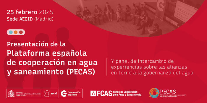 Presentación de la Plataforma Española de Cooperación en Agua y Saneamiento (PECAS)