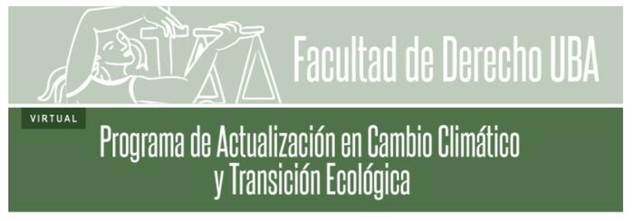 PROGRAMA DE ACTUALIZACION EN CAMBIO CLIMATICO Y TRANSICION ECOLOGICA