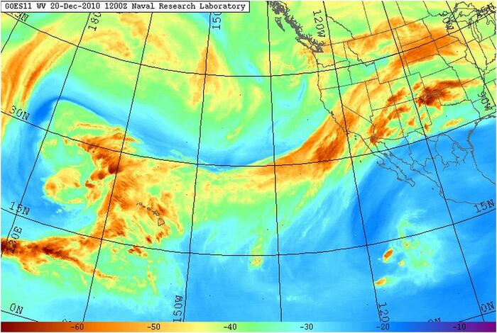 Ríos atmosféricos y eficiencia pluviométrica - La Mirada del Agua