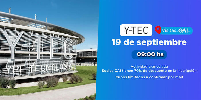 Visita técnica a Y-TEC – Centro de Investigación Aplicada de YPF y CONICET